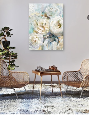 Cuadro decorativo Primavera De Peonía técnica mixta Cuadros Jr Floración