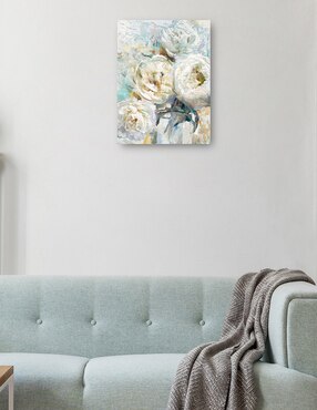 Cuadro decorativo Primavera De Peonía técnica mixta Cuadros Jr Floración