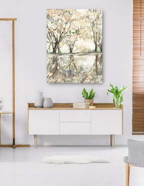 Cuadro decorativo Reflexiones De Flor De Salvia técnica mixta Cuadros Jr Lagos