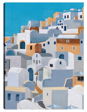 Cuadro decorativo Santorini II técnica mixta Cuadros Jr Arquitectura