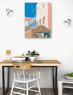 Cuadro decorativo Santorini IV técnica mixta Cuadros Jr Arquitectura