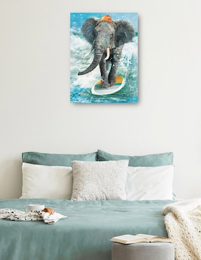 Cuadro decorativo Safari De Surf técnica mixta Cuadros Jr Diversión