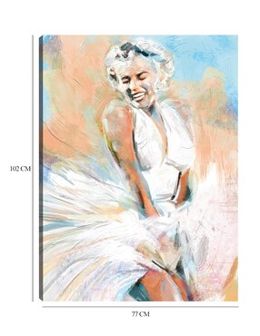 Cuadro decorativo Momento Marilyn técnica mixta Cuadros Jr Famosos