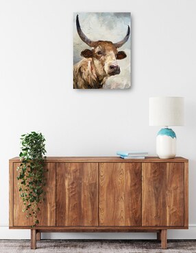Cuadro decorativo Maxwell técnica mixta Cuadros Jr Bovinos