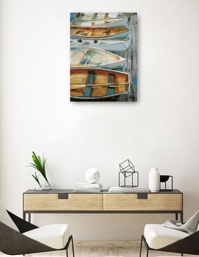 Cuadro decorativo Muelle técnica mixta Cuadros Jr Muelles