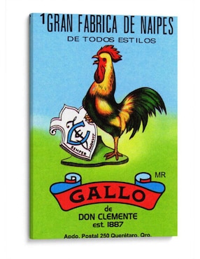 Litografía Canvas Lab El Gallo Técnica Impresión