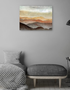 Cuadro decorativo técnica mixta Cuadros Jr Montañas