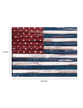 Cuadro decorativo Shiplap Lealtad II técnica mixta Cuadros Jr Patriotismo