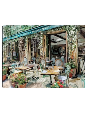 Cuadro decorativo Trattoria técnica mixta Cuadros Jr Lugares