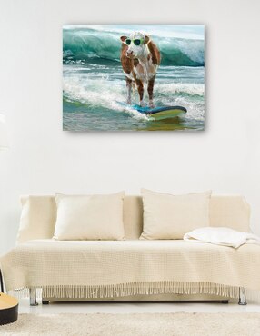 Cuadro decorativo Surf & Turf técnica mixta Cuadros Jr Playas