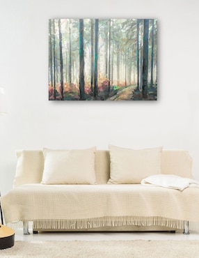 Cuadro decorativo VIaje Al Bosque técnica mixta Cuadros Jr Bosques