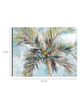 Cuadro decorativo Palmas De Entrada técnica mixta Cuadros Jr Plantas