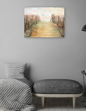 Cuadro decorativo Paso técnica mixta Cuadros Jr Muelles