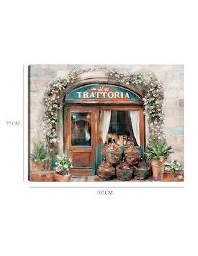 Cuadro decorativo Posto Especial técnica mixta Cuadros Jr Lugares