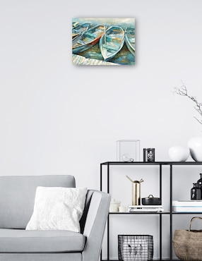 Cuadro decorativo Remo II técnica mixta Cuadros Jr Muelles