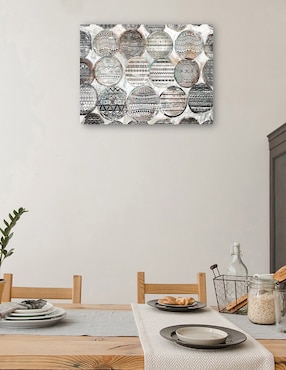Cuadro decorativo Rondas tribales técnica mixta Cuadros Jr Deportes