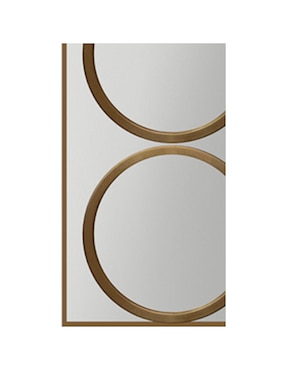 Espejo rectangular Vangardi Golden Lux