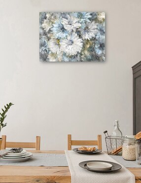 Cuadro decorativo Dalia Viva técnica mixta Cuadros Jr Arreglo Floral