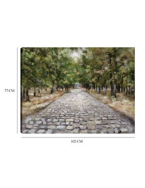Cuadro decorativo Camino Menos Transitado técnica mixta Cuadros Jr Bosques