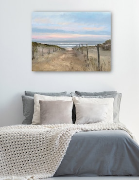 Cuadro decorativo Amanecer de la isla técnica mixta Cuadros Jr Playas
