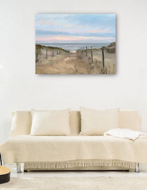 Cuadro decorativo Amanecer de la isla técnica mixta Cuadros Jr Playas