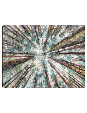 Cuadro decorativo Alturas de primavera técnica mixta Cuadros Jr Bosques