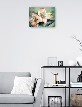Cuadro decorativo Lirio tropical técnica mixta Cuadros Jr Floración