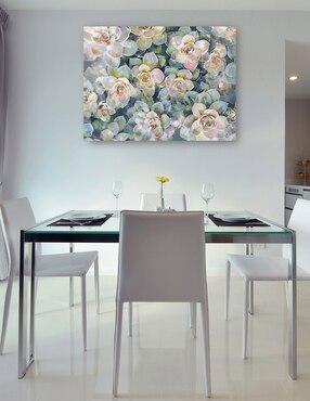 Cuadro decorativo Oasis técnica mixta Cuadros Jr Floración
