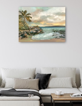 Cuadro decorativo Cala Secreta técnica mixta Cuadros Jr Playas