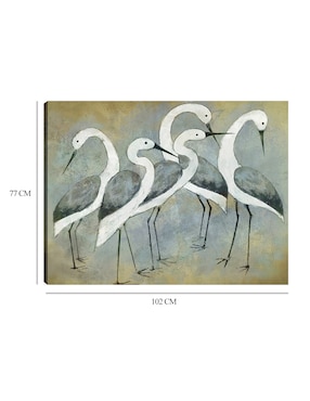 Cuadro decorativo técnica mixta Cuadros Jr Aves Silvestres
