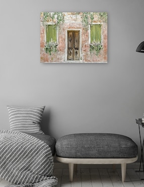 Cuadro decorativo Bienvenue técnica mixta Cuadros Jr Primavera