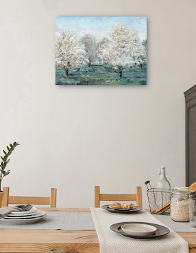 Cuadro decorativo Arboles en Flor técnica mixta Cuadros Jr Campos