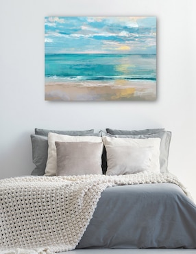Cuadro decorativo Mares tranquilos técnica mixta Cuadros Jr Playas