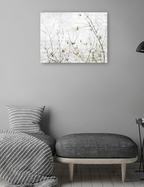 Cuadro decorativo Momento de magnolia técnica mixta Cuadros Jr Floración