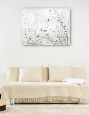 Cuadro decorativo Momento de magnolia técnica mixta Cuadros Jr Floración