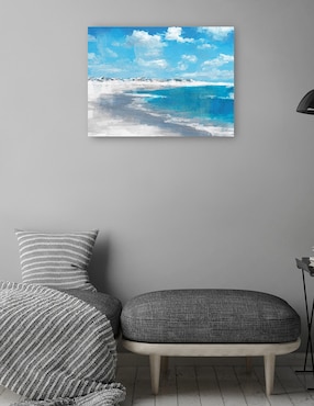 Cuadro decorativo Marea Baja técnica mixta Cuadros Jr Playas