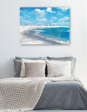 Cuadro decorativo Marea Baja técnica mixta Cuadros Jr Playas