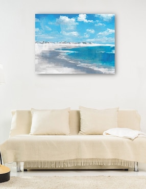 Cuadro decorativo Marea Baja técnica mixta Cuadros Jr Playas