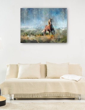 Cuadro decorativo Corriendo Libre técnica mixta Cuadros Jr Vida Silvestre