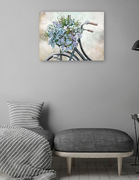 Cuadro decorativo Dulce Paseo técnica mixta Cuadros Jr Arreglo Floral