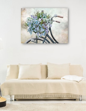 Cuadro decorativo Dulce Paseo técnica mixta Cuadros Jr Arreglo Floral