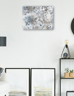 Cuadro decorativo Dúo de Pétalos técnica mixta Cuadros Jr Formas