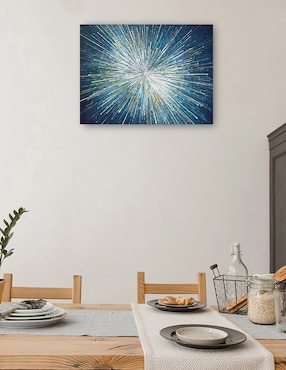 Cuadro decorativo Estallido Estelar técnica mixta Cuadros Jr Formas