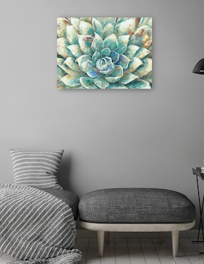 Cuadro decorativo Flor de Cacto técnica mixta Cuadros Jr Floración