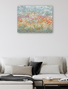 Cuadro decorativo Campo de Flores técnica mixta Cuadros Jr Primavera