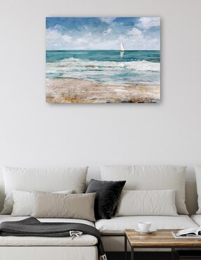 Cuadro decorativo Cayo Verano técnica mixta Cuadros Jr Playas