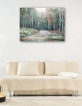 Cuadro decorativo Camino de otoño técnica mixta Cuadros Jr Caminos
