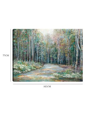 Cuadro decorativo Camino de Primavera técnica mixta Cuadros Jr Caminos