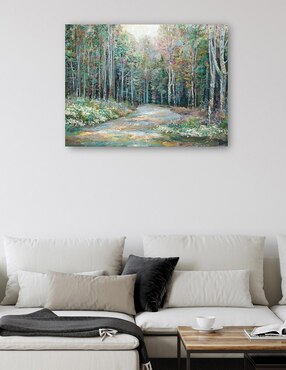 Cuadro decorativo Camino de Primavera técnica mixta Cuadros Jr Caminos