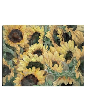 Cuadro decorativo Gafas de Sol técnica mixta Cuadros Jr Girasoles